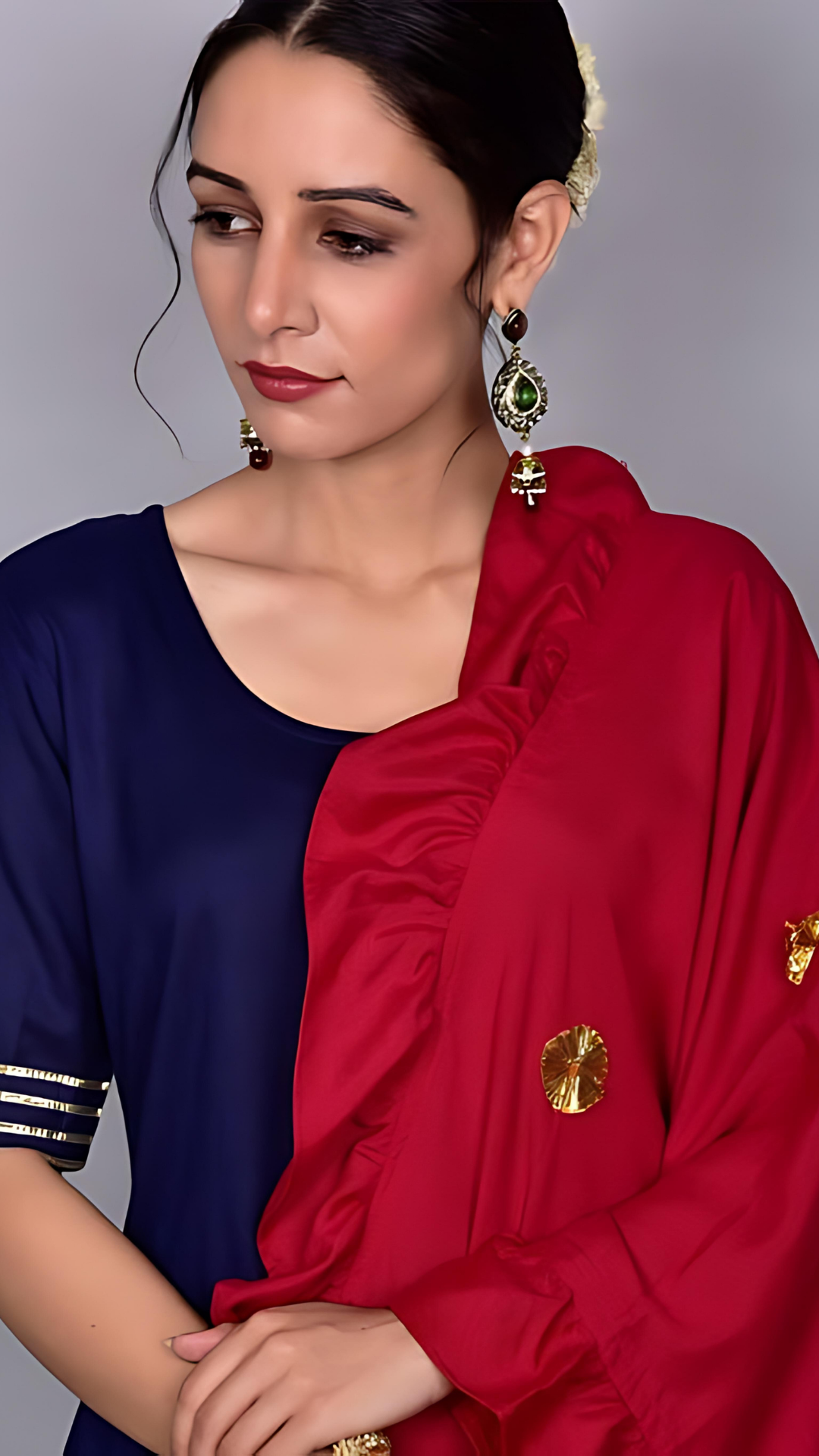 Fitoor Blue Sharara Set
