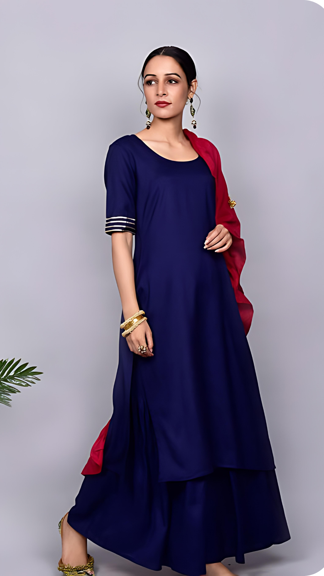 Fitoor Blue Sharara Set