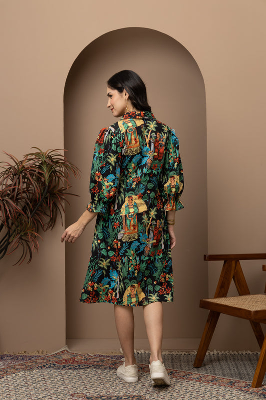 Frida Cotton Midi Dress