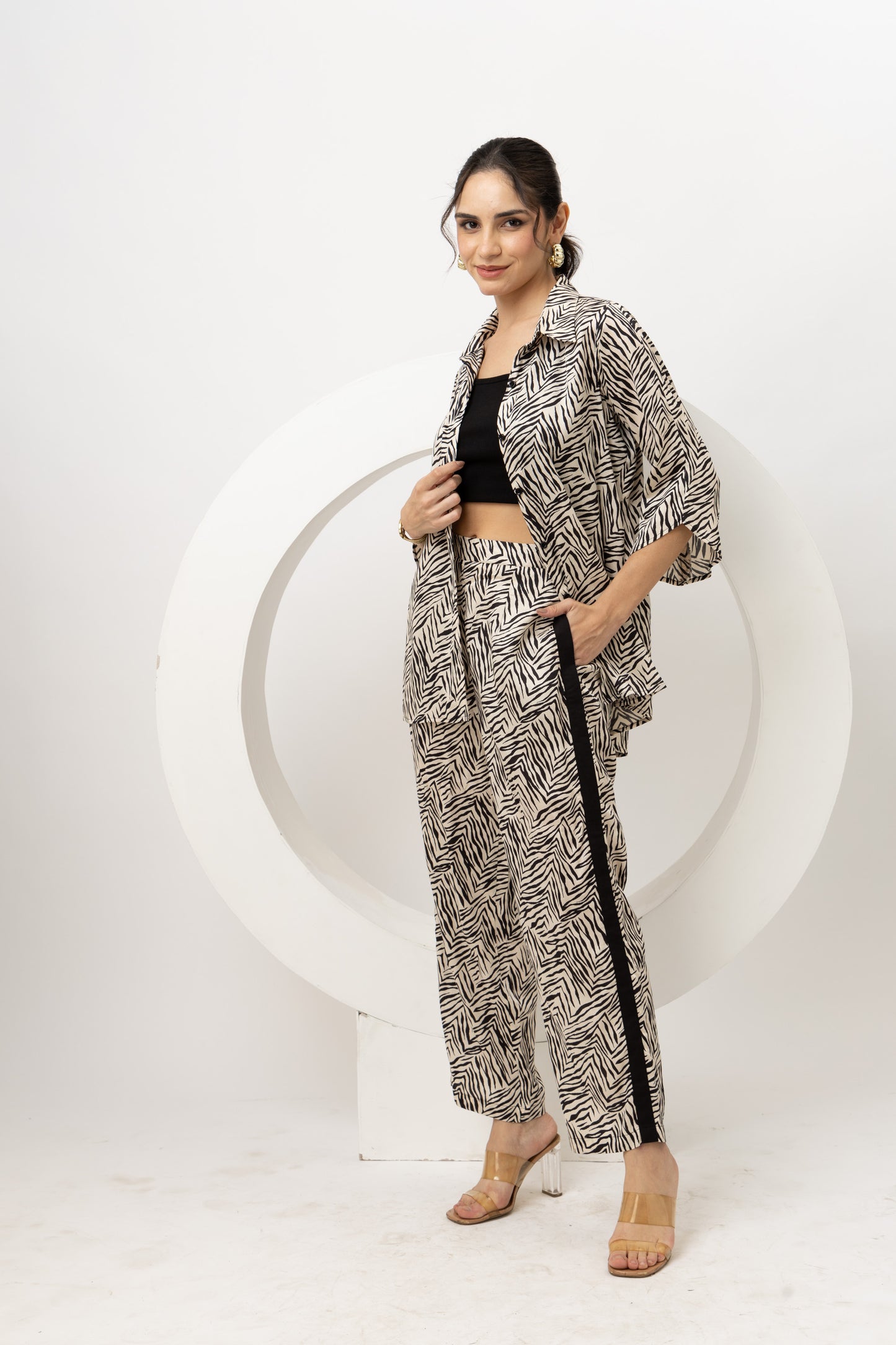 Haniya Printed Cotton Coord Set (Set of 2) Trendy and Comfortable Casual Wear with Vibrant Prints