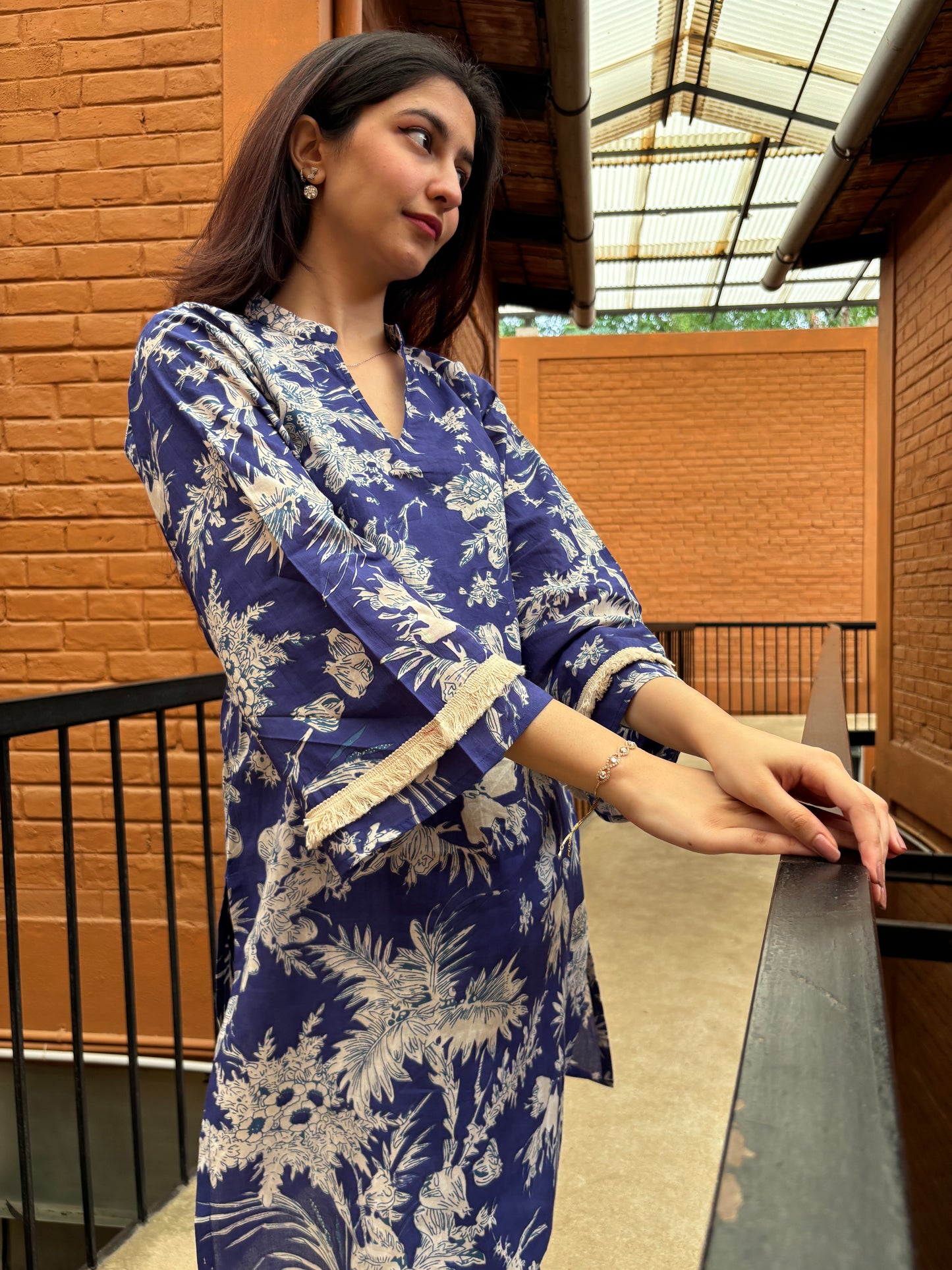 Indigo Printed Cotton Coord Set (Set of 2) Stylish and Comfortable Casual Wear with Unique Prints