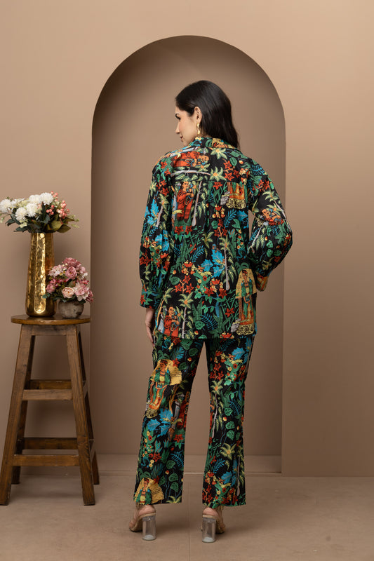 Frida Printed Cotton Coord Set (Set of 2) Stylish and Comfortable Casual Wear with Trendy Prints